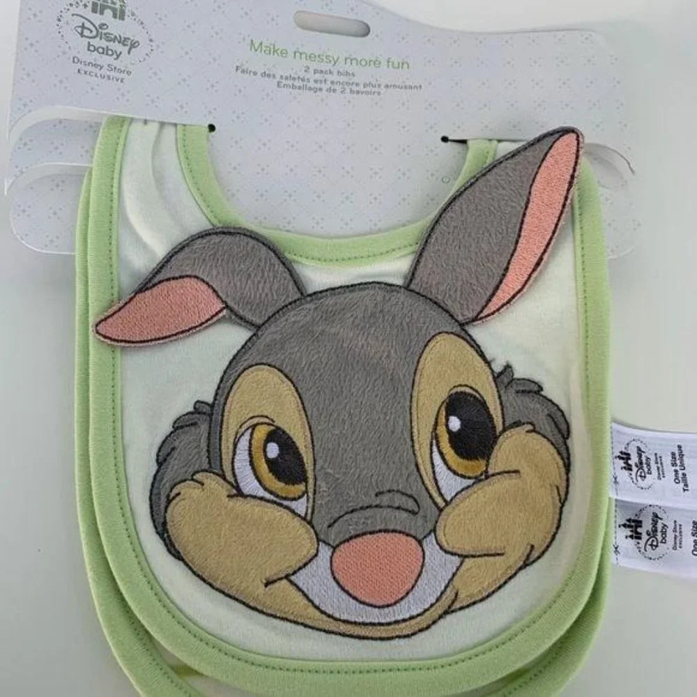 Disney Store Disney Baby Thumper Green Bib Set